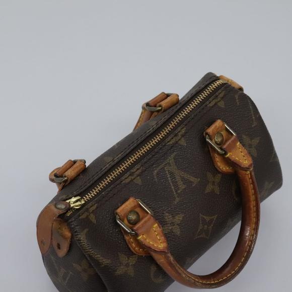 LOUIS VUITTON Monogram Mini Speedy Hand Bag M41534 LV Auth 115432 - Picture 6 of 16